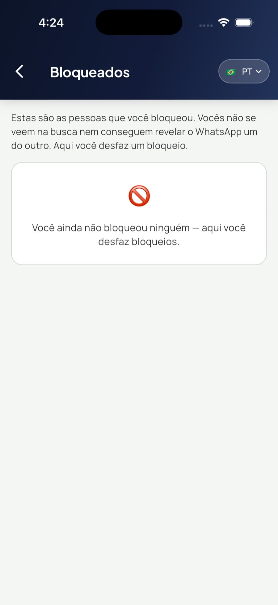 Você escolhe com quem não trabalha.