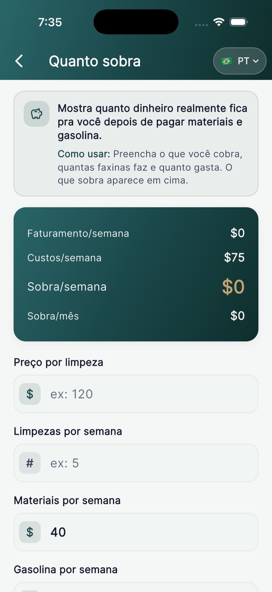 Quanto desse dinheiro é realmente seu?