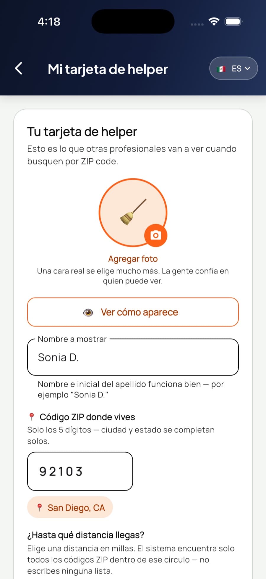 Te encuentran por ZIP. Tú decides hasta dónde vas.