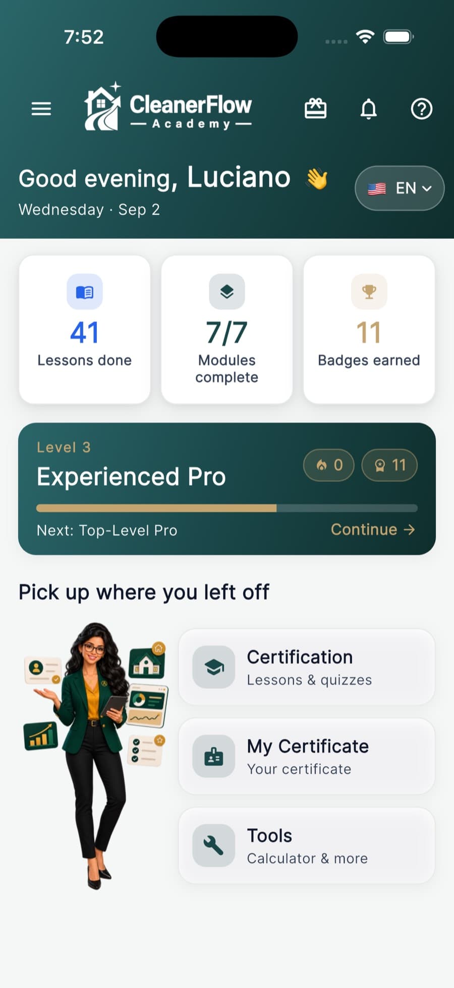 Your dashboard