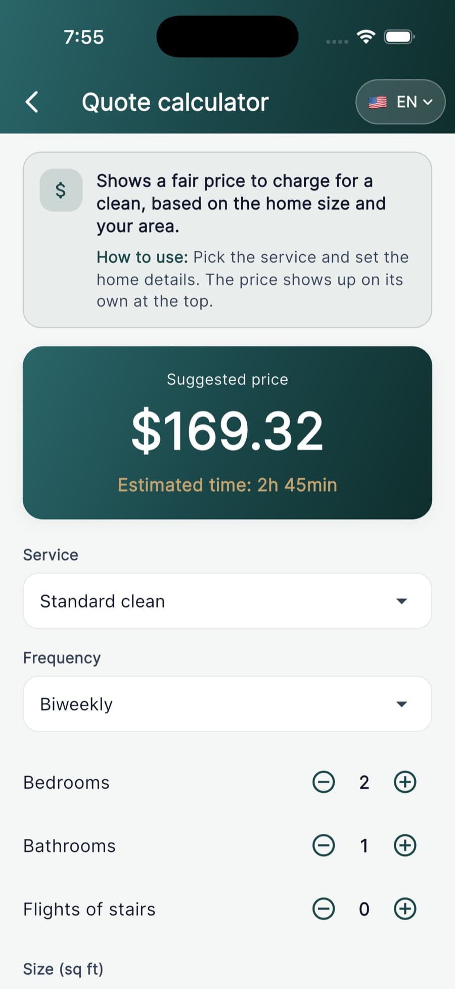 A price you can actually defend.