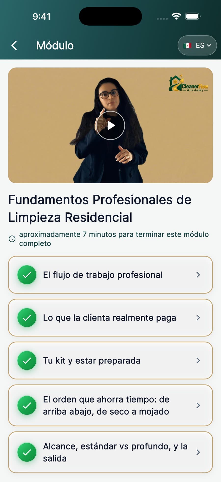Ya sabes limpiar. Aquí lo compruebas.