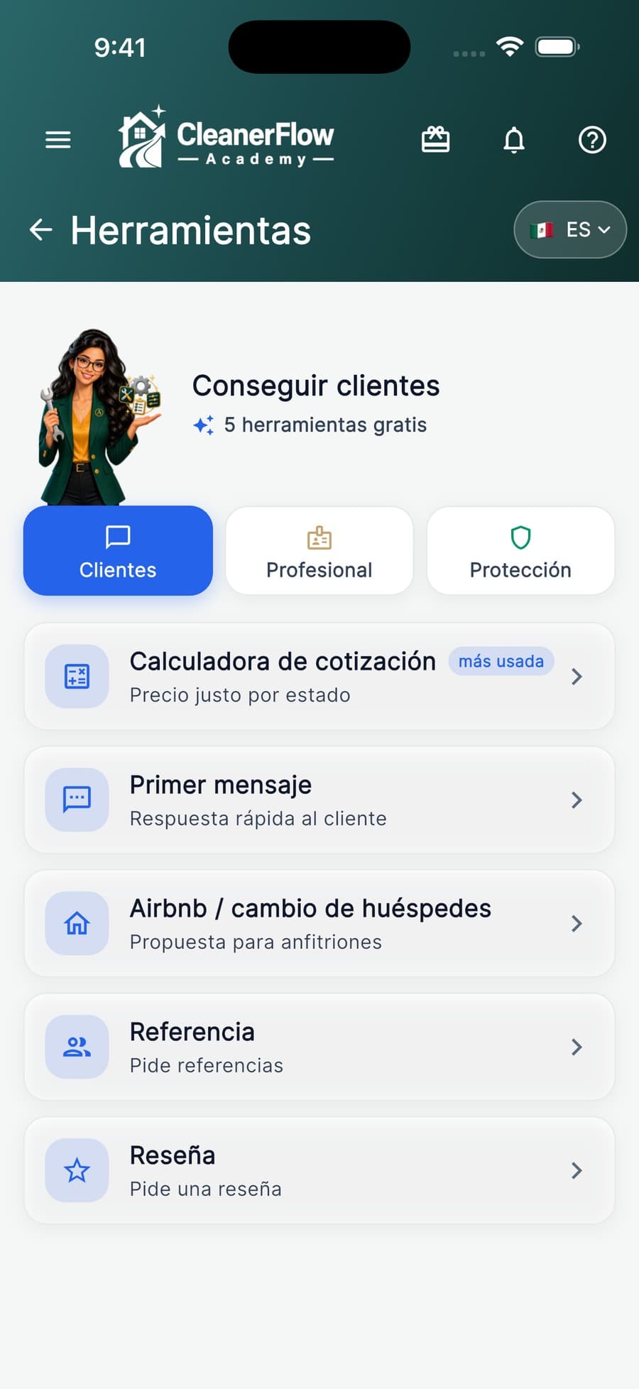 Todas las herramientas