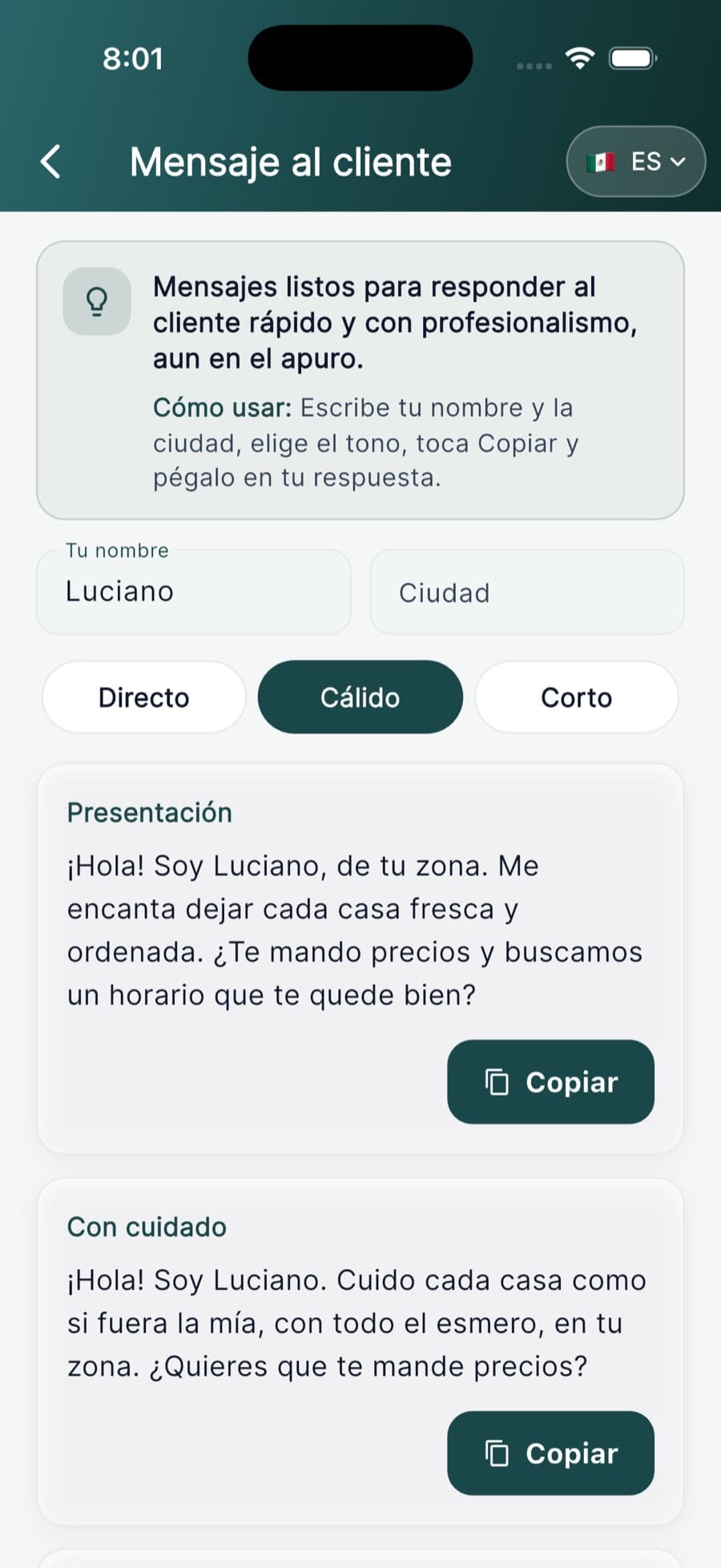 Qué escribir cuando te trabas.