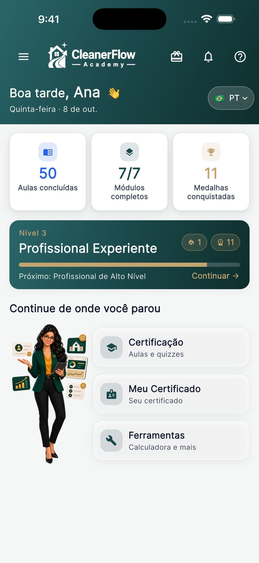 Seu painel