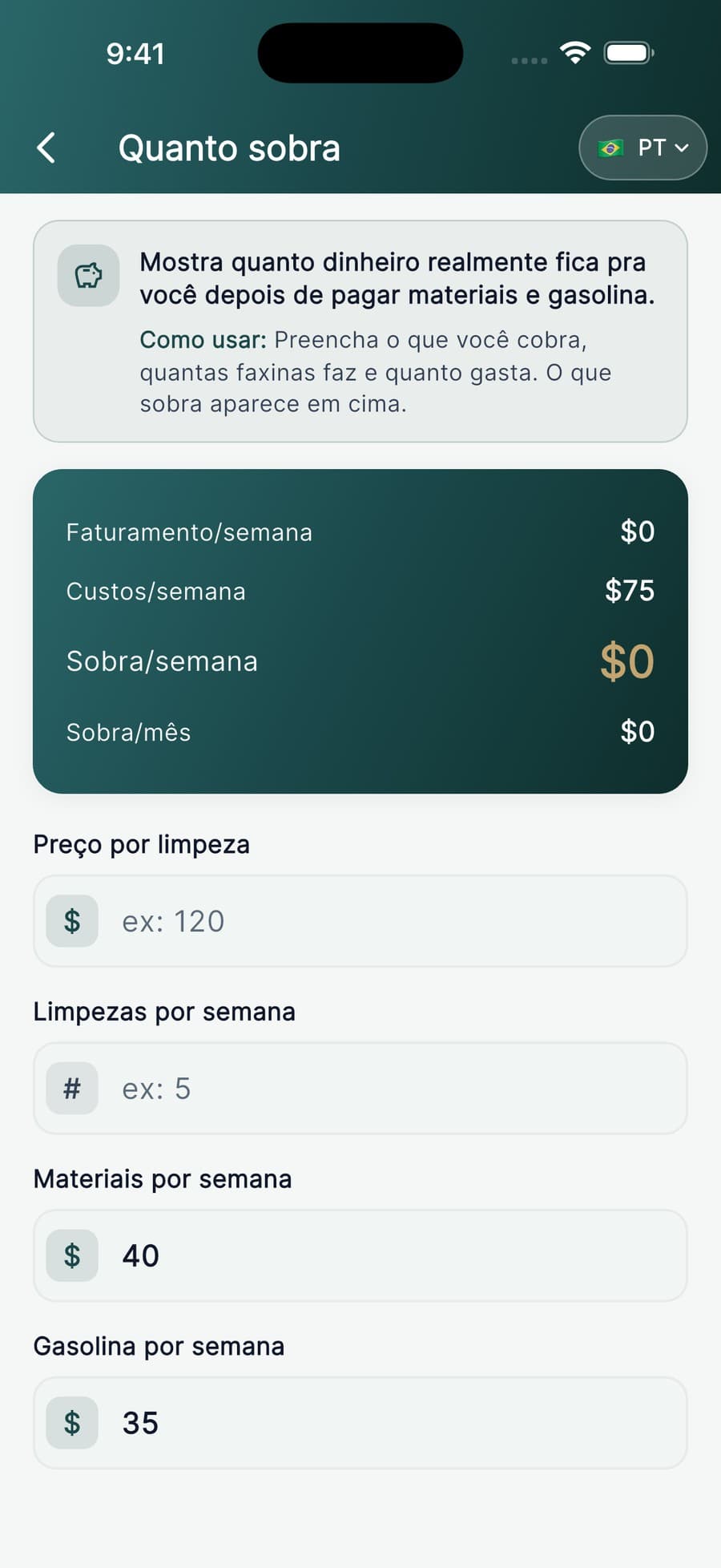 Quanto desse dinheiro é realmente seu?